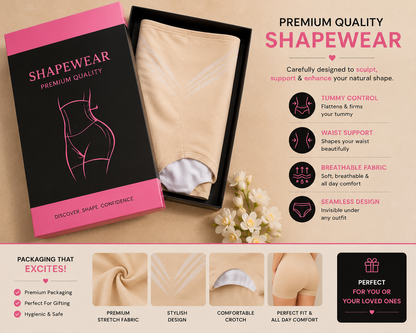 Premium High Waist Tummy Shaper (Pack of 2)