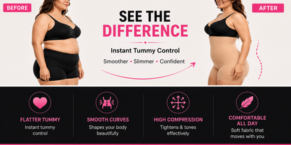 Premium High Waist Tummy Shaper (Pack of 2)